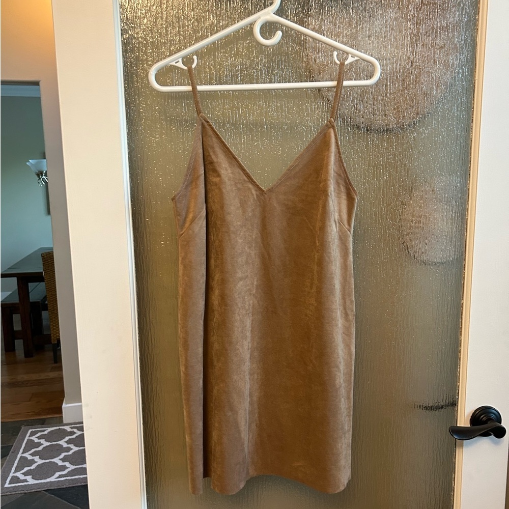 Wilfred Free (Aritzia) Suede Mini Dress